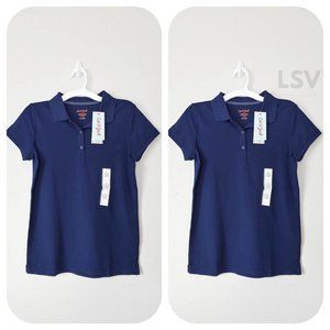 2Pk Cat & Jack Girls Uniform Size L (10/12)